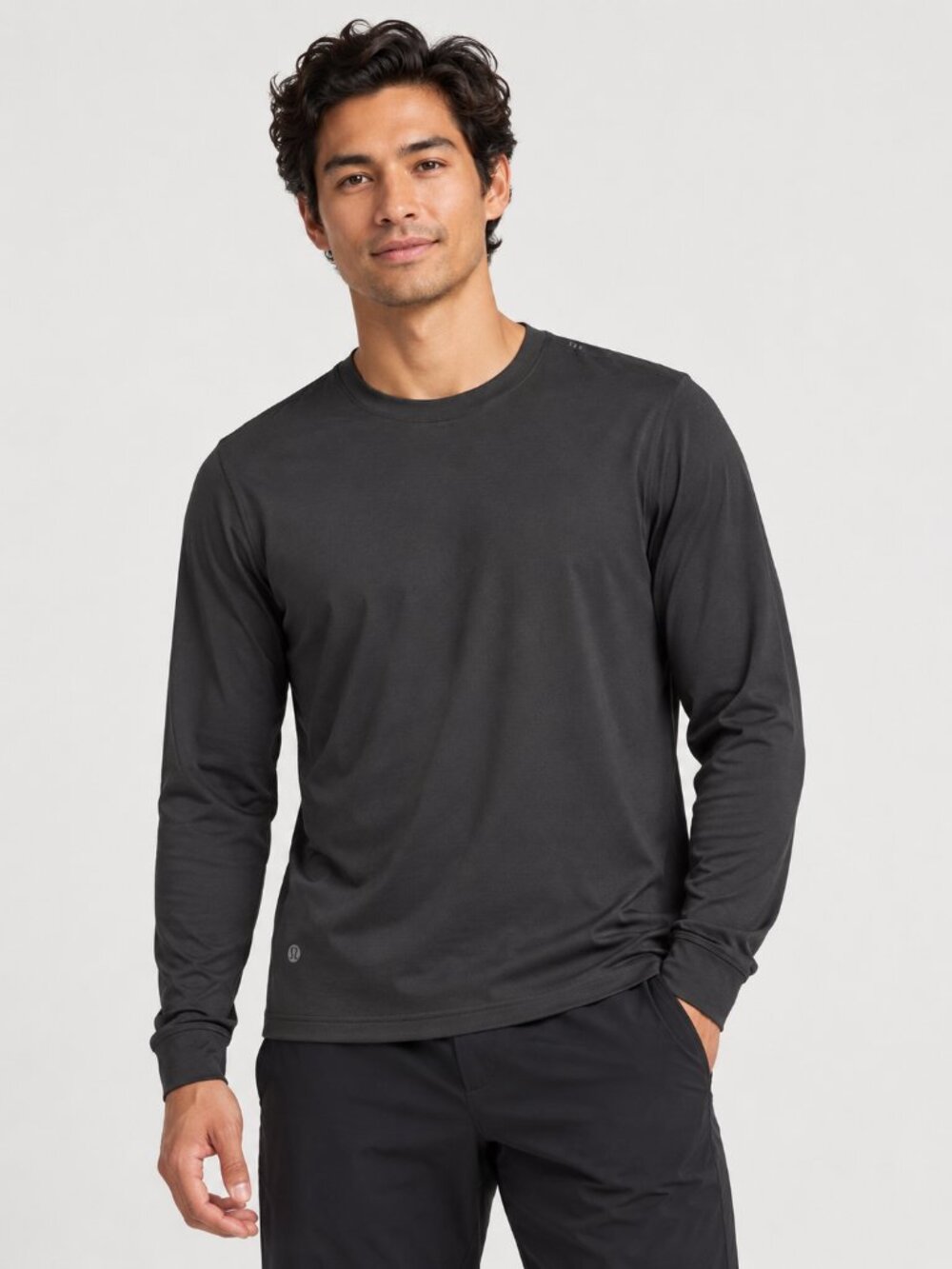 lululemon Men's Better Each Day Long Sleeve Athletic Shirt M Black